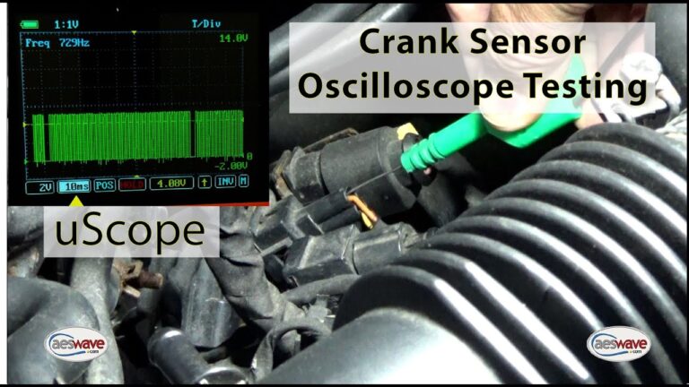 How to Test Crankshaft Position Sensor With an Oscilloscope