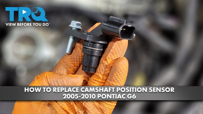 How to Replace Camshaft Position Sensor Pontiac G6